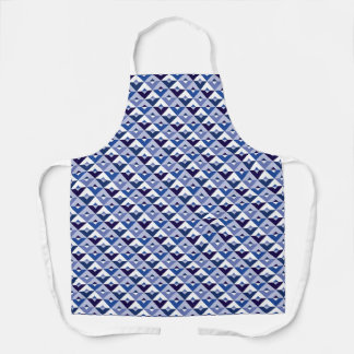 Custom Colour Modern Triangle Pattern Apron