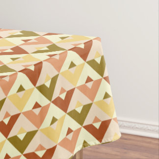 Custom Colour Modern Triangle Pattern Tablecloth