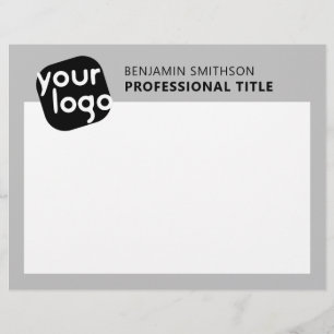 Custom Colour Name Title Add Your Logo Here Brande Letterhead