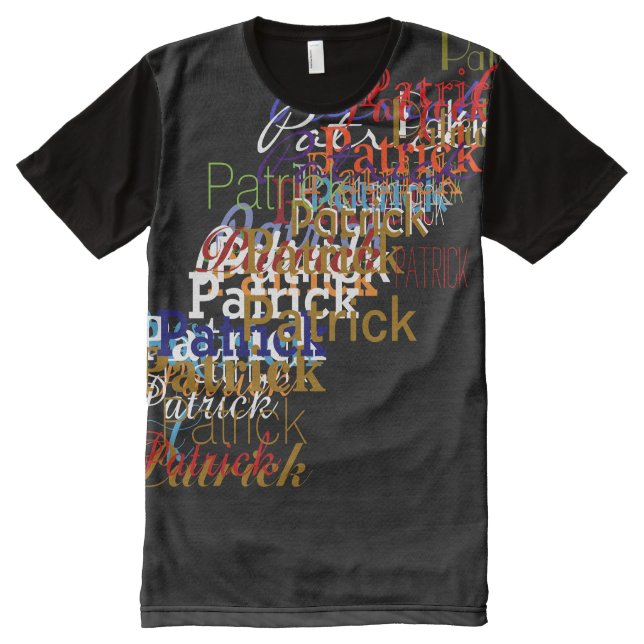 custom colour names cloud All-Over print T-Shirt (Front)