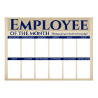 Custom colour photo employee of the month display