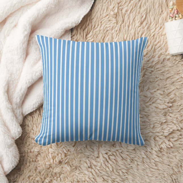 Custom Colour Pinstripe Pattern Cushion (Blanket)