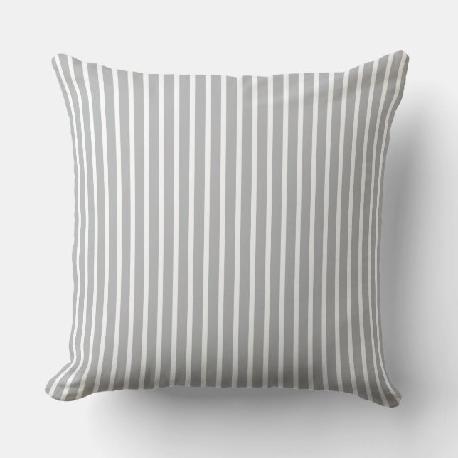 Custom Colour Pinstripe Pattern Cushion (Front)