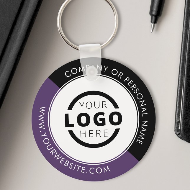 Custom Colour Promotional Business Logo Branded Key Ring (Creator Uploaded)