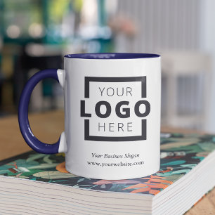 Custom Colour Promotional Business Logo Branded Mug