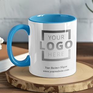 Custom Colour Promotional Business Logo Branded Mug