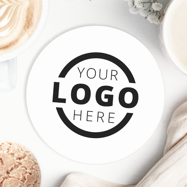 Custom Colour Promotional Business Logo Branded Round Paper Coaster (Creator Uploaded)