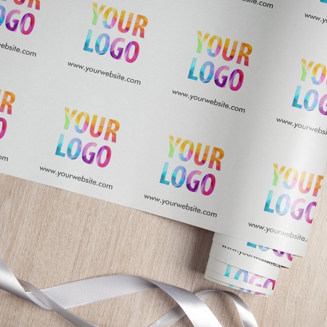 Custom Colour Promotional Business Logo Branded Wrapping Paper (Creator Uploaded)
