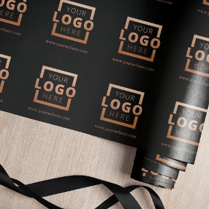 Custom Colour Promotional Business Logo Branded Wrapping Paper