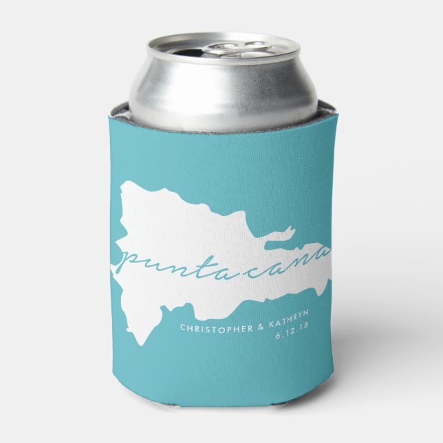 Custom Colour Punta Cana Coozi! Can Cooler (Can Front)