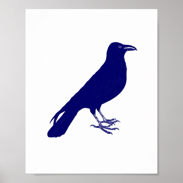 Custom Colour Raven Print (Front)