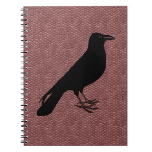Custom Colour Raven Spiral Notebook