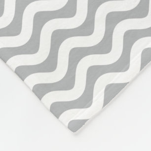 Custom Colour Ripple Pattern Fleece Blanket