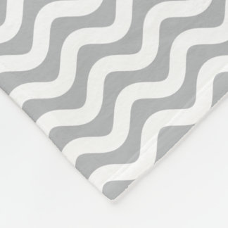 Custom Colour Ripple Pattern Fleece Blanket