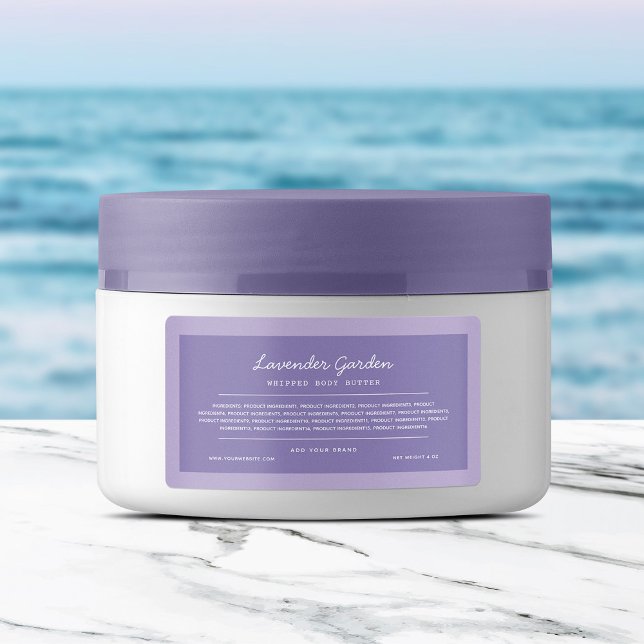 Custom Colour Script Lines Ingredients List Label (Creator Uploaded)