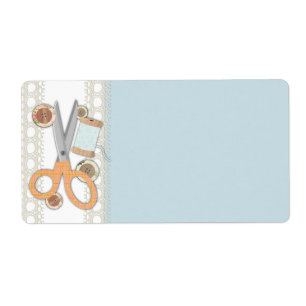 Custom colour sewing scissors buttons thread