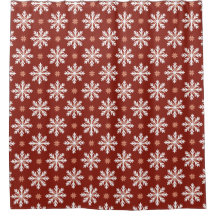 Custom Colour Simple Snowflake Pattern