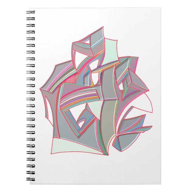 Custom Colour Spiral Notebook (Front)