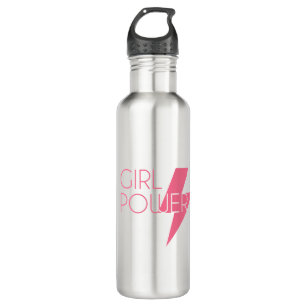 Custom Colour Stylish Girl Power Cool SVG Design 710 Ml Water Bottle