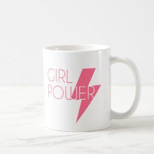 Custom Colour Stylish Girl Power Cool SVG Design Coffee Mug