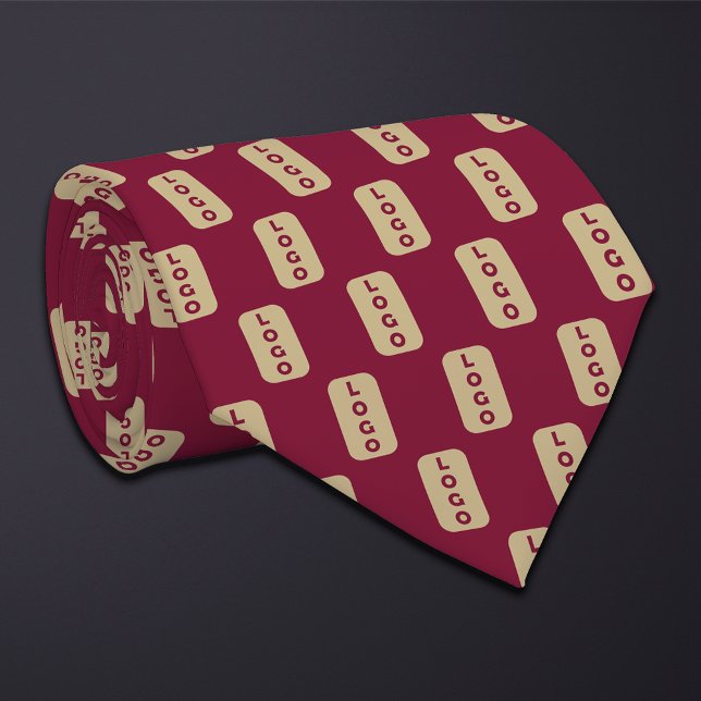 Custom Colour Tall Rectangular Logo Tie (Creator Uploaded)