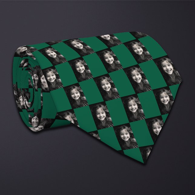 Custom Colour Tall Rectangular Photo Pattern Tie (Creator Uploaded)