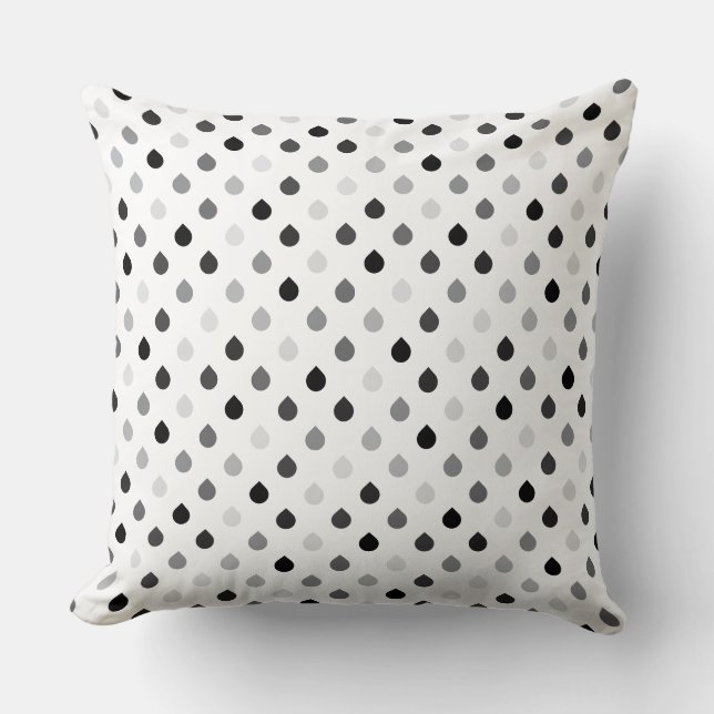 Custom Colour Teardrop Pattern Cushion (Front)