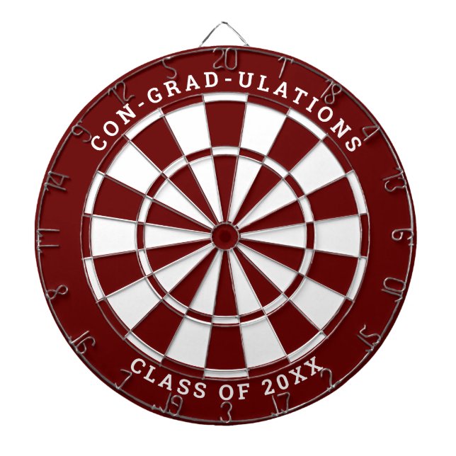 Custom Colour Template | 2-Colours | Graduation Dartboard (Front)