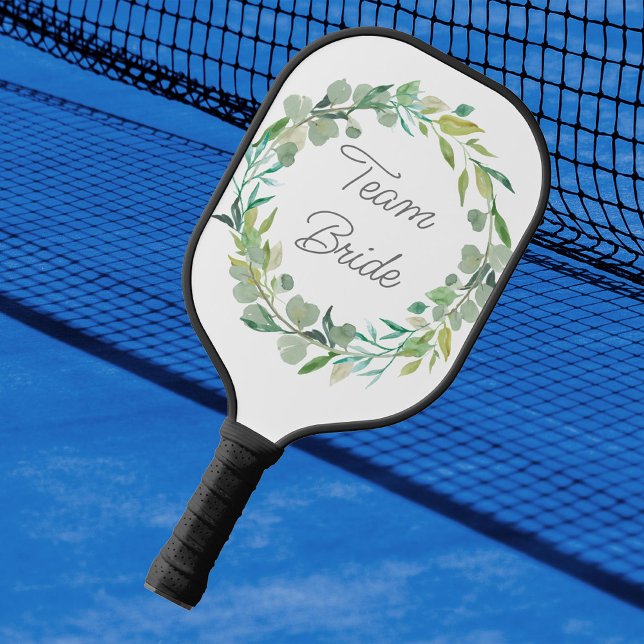 Custom Colour Wedding Greenery Bride Pickleball Paddle (Creator Uploaded)