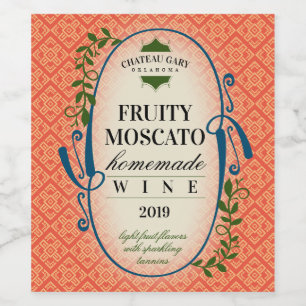 Custom colour wedding homemade wine personalised w label