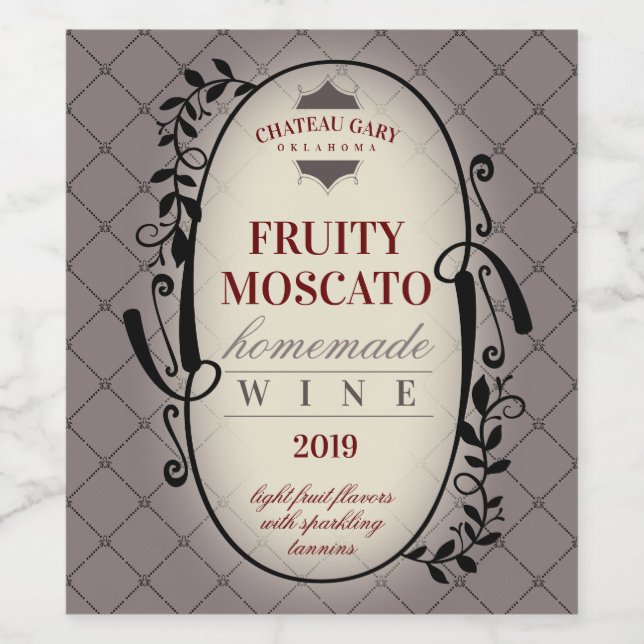 Custom colour wedding homemade wine personalised wine label (Single Label)