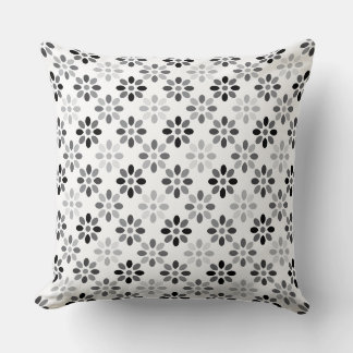 Custom Colour Whimsical Floral Pattern Cushion