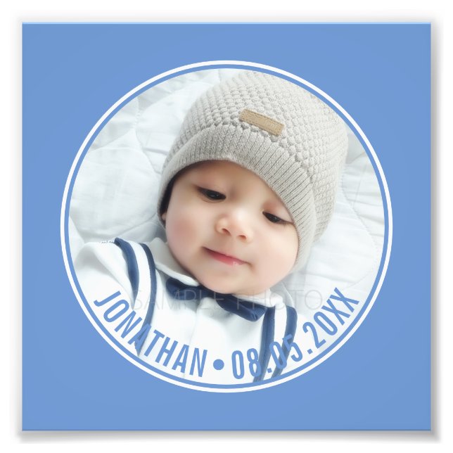 Custom Colour with Custom Photo and Text (Front)