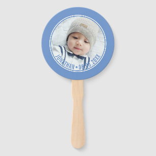 Custom Colour with Custom Photo and Text Hand Fan