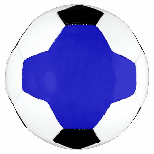Custom coloured So Blue Soccer Ball (Front)