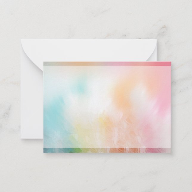 Custom Colourful Abstract Blank Template Modern (Front)