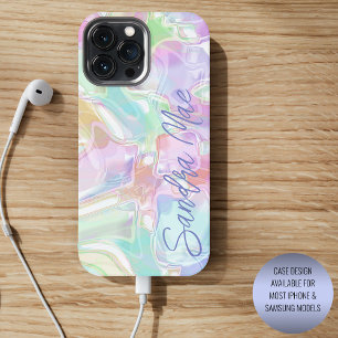 Custom Colourful Cute Fun Summer Watercolor Patter iPhone 15 Pro Max Case