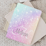 Custom Colourful Glitter Iridescent Elegant iPad Mini Cover<br><div class="desc">Easily personalise this elegant colourful bokeh glitter pattern with your custom name and/or monogram.</div>