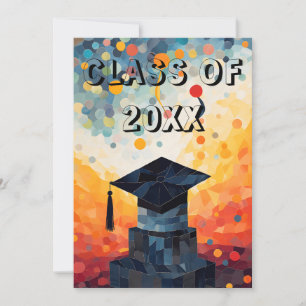 Custom Colourful Graduation Invitation