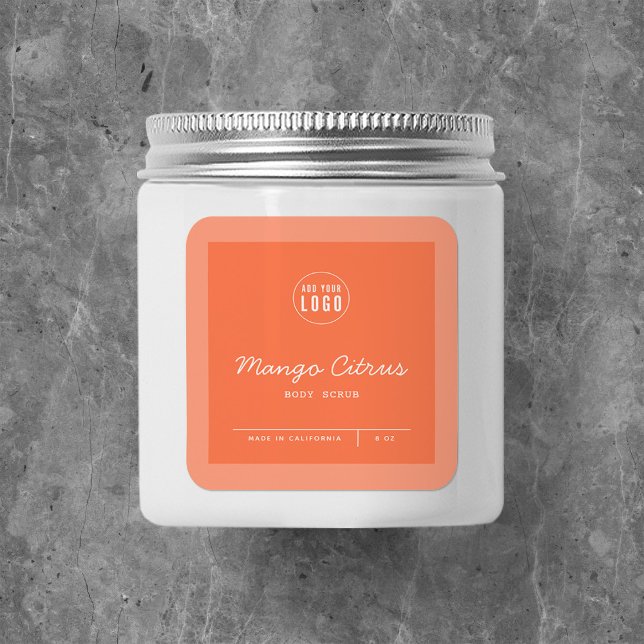 Custom Colours Add Logo Script Lines Product Label (Creator Uploaded)