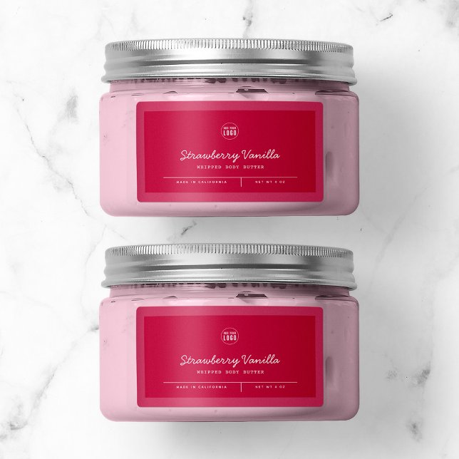 Custom Colours Add Logo Script Lines Product Label (Creator Uploaded)