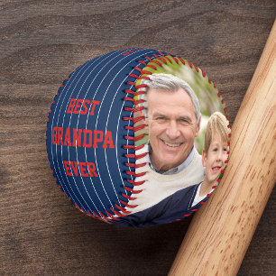 Custom Colours Best GrandPa Father's Day Photo Baseball