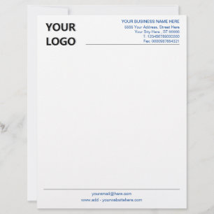 Custom Colours Business Logo Ingo Office Letterhea Letterhead