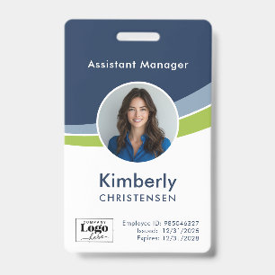 Custom Colours Corporate Employee ID Badge
