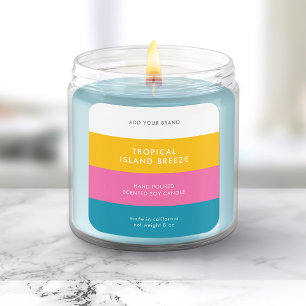 Custom Colours Modern Colour Block Product Label