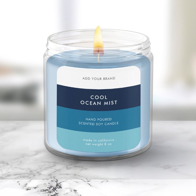 Custom Colours Modern Colour Block Product Label (Creator Uploaded)