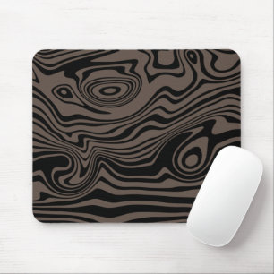 Custom Colours Mouse Pad with Abstract Waves