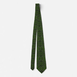 Custom Colours Neck Tie - Green Greenery Natural