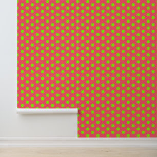 Custom Colours Polka Dot Any Two Colours Wallpaper