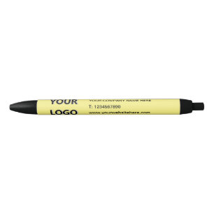 Custom Colours Promotional Pen Business Logo Info 